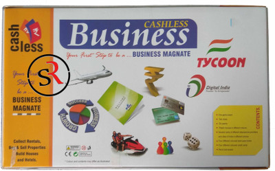 

Playtime Cashless Business Tycoon A Board Game of Buying, Selling, Renting, Mortgaging etc, Bonanza, Kids Toys Game Buy Business Game online Board Game