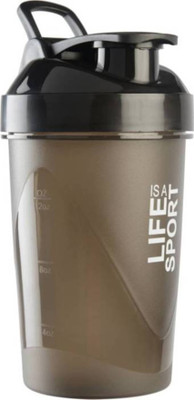 

Meher Collection Protein Shaker 500 ml Shaker(Pack of 1, Grey), Black
