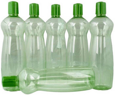MILTON Water Bottle 150 ml Bottle(Pack of 6, Green, Plastic)