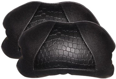 AuTO ADDiCT Black Leatherite Car Pillow Cushion for Mahindra(Rectangular, Pack of 2)