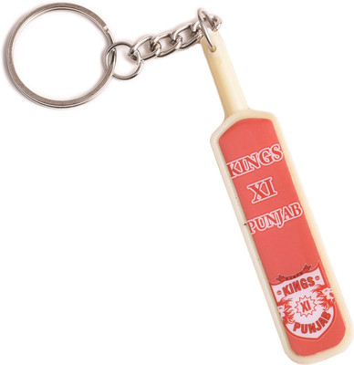 

Techpro IPL Plastic Bat with Kings XI Punjab sticker Printed Key Chain(Multicolor)