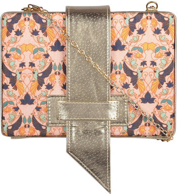 

fizza design studio Party Gold Clutch