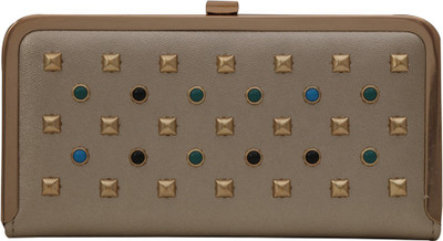 

Cidky Casual, Formal, Party Gold Clutch