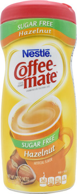 

Nestle Coffee-mate Sugar Free, Hazelnut - 289.1g(10.2oz) Instant Coffee(289 g)