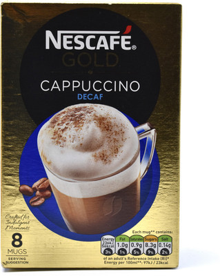 

Nescafe Gold Cappuccino Decaf, 8 Mugs - 120g (8x15g) Instant Coffee(120 g)