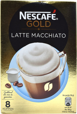 

Nescafe Gold Latte Macchiato, 8 Mugs - 144g (8x28g) Instant Coffee(144 g)