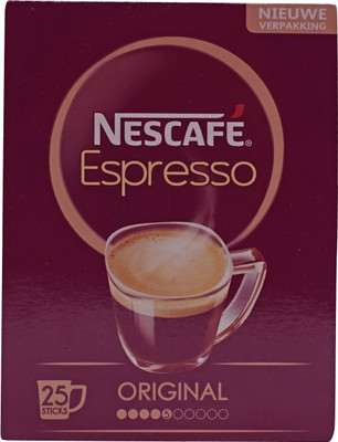 

Nescafe Espresso Original, 25 Sticks - 45g (25x1.8g) Instant Coffee(45 g)