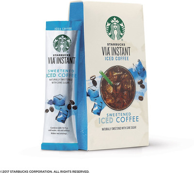 

Starbucks VIA Instant Iced Coffee, Sweetened Iced Coffee, 6 packets - 160g (5.6oz) Instant Coffee(160 g)