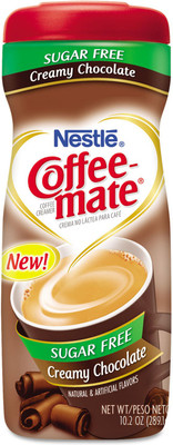 

Nestle Coffee-mate Sugar Free, Creamy Chocolate Coffee Creamer - 289.1g(10.2oz) Instant Coffee(289 g)