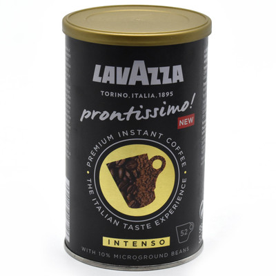 

Lavazza Prontissimo Intenso Premium Instant Coffee (10% Microground) - 95g (3.3oz) Instant Coffee(95 g)