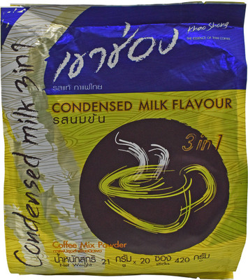 

Khao Shong Condensed Milk Flavour 3in1 Coffee Mix Powder - 420G (25x20g) Instant Coffee(420 g)