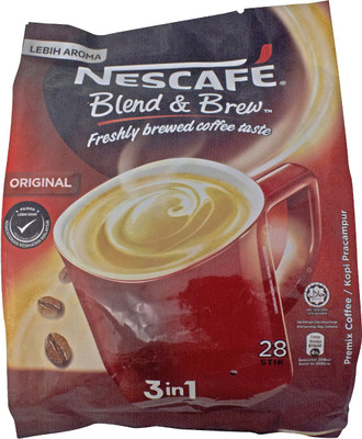 

Nescafe Original Blend & Brew 3in1 Premix Coffee,28 Sticks - 560g(28x20g) Instant Coffee(560 g)