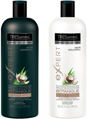 

TRESemme Expert Selection - Botanique - Nourish & Replenish - Shampoo & Conditioner Set - Net Wt. 25 FL OZ (739 mL) Per Bottle - One Set(Set of 2)
