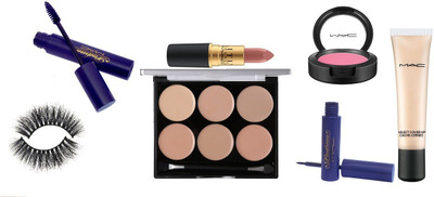 

studio Eyelashes,Mac Professional Makeup Combo(Set of 7)