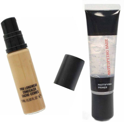 

Glorist Primer, Pro Long Wear Concealer and Studio Water Weight Foundation(Set of 2)