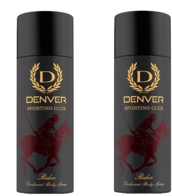 

Denver Sporting Club New RIDER Deodorant Spray - For Men(330 ml, Pack of 2)