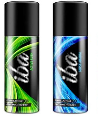 

iba halal care Alcohol Free Combo Set Deodorant Spray - For Men (150 ml, Pack of 2) Deodorant Spray - For Men(150 ml, Pack of 2)