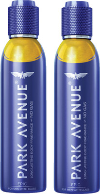 

Park Avenue Epic Deodorant Spray - For Men(300 ml, Pack of 2)
