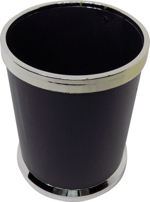 

Fully 1 Compartments plastic Pen Stand(Black)