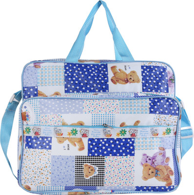 

DIVYANA Water Resistant Diaper Bag, Baby Bag, Feeder Bag, Nappy Changing Bag, Mamma's Bag, Multipurpose Maternity Handbag (Blue) Diaper Bag, Baby Bags for Mother(Blue)