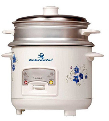 

Kelvinator KRC-411 400-Watt 1-Litre Rice Cooker, Food Steamer(1 L, White)
