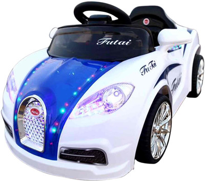 

mywholesale Car Battery Operated Ride On(White), White and blue