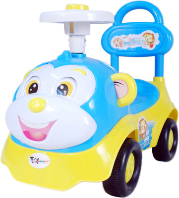 

Toyhouse Smiley Toby Car Non Battery Operated Ride On(Blue)