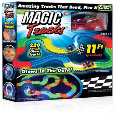 

Magic Track Car Battery Operated Ride On(Blue)