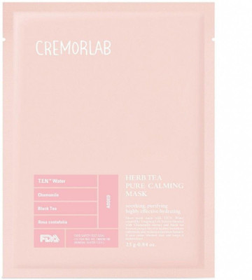 Cremorlab Herb Tea Blemish Minus Pure Calming Mask, For Blemish-Prone Irritated Skin(25)