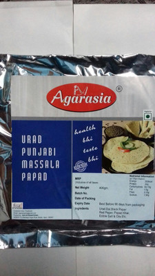 

agarasia Urad Punjabi Massala Papad Masala Papad 400 g