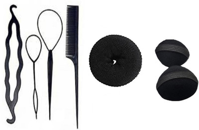 

JAMPAK Hair Accessories set of 7 pcs / hair accessories black Hair Accessory Set(Black)