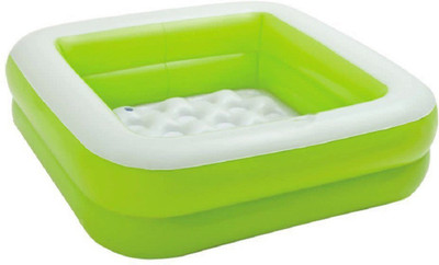 

Hytech Baby Pool And Tub - 2.8feet long multicolor-86cmx86cmx25cm Inflatable Pool(multicolor)