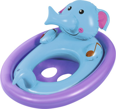 

DealBindaas Bestway Inflatable Lil Kiddie Animal Pool Float Elephant| Kids Enjoy Sitting In It | Two Smooth Leg Holes | Age 1-3 Years | Smimming Pool Item | Travel | Vacation Inflatable Pool Accessory(Blue)