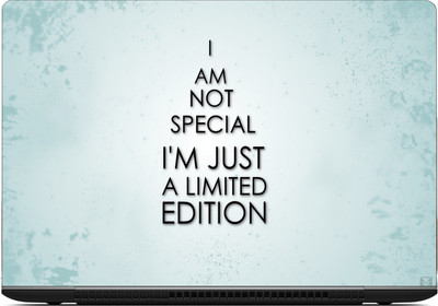 

Gallery 83 I am not special laptop skin sticker wallpaer (15 inch x 10 inch) 2117 vinyl Laptop Decal 15.6