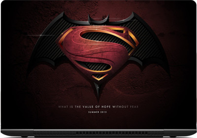 

Gallery 83 super man batman logo laptop skin sticker wallpaer (15 inch x 10 inch) 2059 vinyl Laptop Decal 15.6