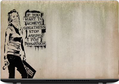 

Gallery 83 ® stop asking for permission laptop skin sticker wallpaer (15 inch x 10 inch) 2171 vinyl Laptop Decal 15.6
