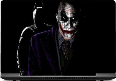 

Gallery 83 ® joker with batman laptop skin sticker wallpaer (15 inch x 10 inch) 1901 vinyl Laptop Decal 15.6