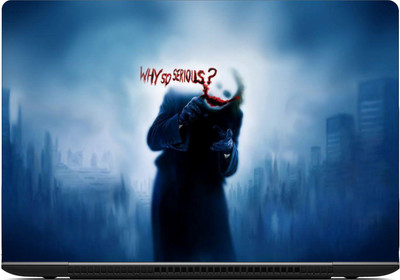 

Gallery 83 ® why so serious laptop skin sticker wallpaer (15 inch x 10 inch) 2259 vinyl Laptop Decal 15.6