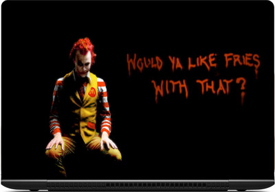 

Gallery 83 ® joker laptop skin sticker wallpaer (15 inch x 10 inch) 2274 vinyl Laptop Decal 15.6
