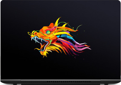 

Gallery 83 ® colour full dragon art laptop skin sticker wallpaer (15 inch x 10 inch) 1956 vinyl Laptop Decal 15.6