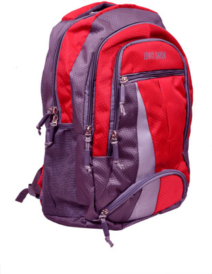 

LOUIS CARON Stylish 15.6 waterproof laptop Backpack 25 L Backpack(Red, Purple)