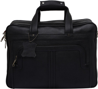 

Leatherworld 15.6 inch Laptop Messenger Bag(Black)