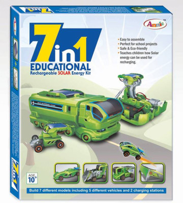 

kidoz kingdom 7 IN 1 EDUCATIONAL RECHARGEABLE SOLAR ENERGY KIT(Multicolor)