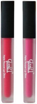 

Glam 21 Matte Mousse Lip Gloss (6 ml, peach, pink)(6 ml, Pink, Peach)