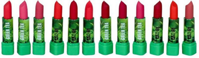 

ADS Green tea extract based lipstick set of 12(Multicolor)
