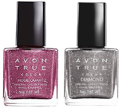 

Avon TC Color Nail Effects Mineral Crush Rose Quartz - Diamond(Pack of 2)