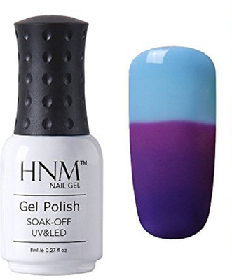 

HNM Thermal Temperature Color Changing Gel Nail Polish Soak Off UV LED Nail Lacquer 8 ml 4222 White