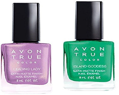

Avon True Color Satin Matte Electric Island Goddess - Leading Lady(Pack of 2)