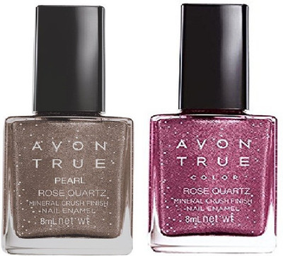 

Avon TC Color Nail Effects Mineral Crush Pearl -Rose Quartz(Pack of 2)