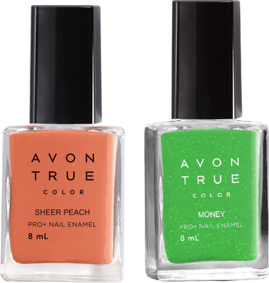 

Avon True Color Nail Wear Pro+ Sheer Peach - Money(Pack of 2)